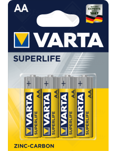 Pilha Salina Varta Superlife AAA